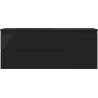 Mexen Orio meuble de salle de bain 120 cm avec lavabo Otis gauche, 2S, 1D, noir mat - 91A13-12047-3-BBFFF71-W18L71
