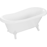 Mexen Retro baignoire autonome 150 x 73 cm, Blanc, pieds Blanc - 53251507300-20