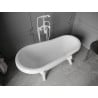 Mexen Retro baignoire autoportante 150 x 73 cm, blanche, pieds blancs - 53251507300-20