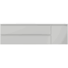 Mexen Orio meuble de salle de bains 160 cm avec lavabo Otis à gauche, 2T, 1P, gris mat/blanc mat - 91A13-16047-3-BBFFF62-W18L01