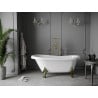 Mexen Retro baignoire autoportante 150 x 73 cm, blanche, pieds dorés - 53251507300-50