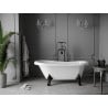 Mexen Retro baignoire autoportante 150 x 73 cm, blanche, pieds noirs - 53251507300-70