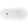 Mexen Retro baignoire autonome 150 x 73 cm, Blanc, pieds Noir - 53251507300-70