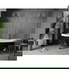 Mexen Retro baignoire autonome 150 x 73 cm, Blanc/Noir, pieds Chrome - 53251507375-00