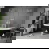 Mexen Retro baignoire autonome 150 x 73 cm, Blanc/Noir, pieds Blanc - 53251507375-20