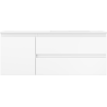 Mexen Orio armoire de salle de bains 120 cm avec lavabo Otis droit, 2S, 1D, blanc mat - 91A13-12047-3-BBFFF01-W18P01