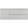 Mexen Orio armoire de salle de bain 120 cm avec lavabo Otis droit, 2S, 1D, gris mat/blanc mat - 91A13-12047-3-BBFFF62-W18P01