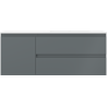 Mexen Orio armoire de salle de bain 120 cm avec lavabo Otis droit, 2S, 1D, graphite mat/blanc mat - 91A13-12047-3-BBFFF66-W18P01