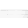 Mexen Orio meuble de salle de bain 160 cm avec lavabo Otis à droite, 2S, 1D, blanc brillant - 91A13-16047-3-BBFFF00-W18P00