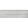 Mexen Orio meuble de salle de bain 160 cm avec lavabo Otis à droite, 2S, 1D, gris mat/blanc mat - 91A13-16047-3-BBFFF62-W18P01