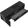 Mexen Orio armoire de salle de bain 160 cm avec lavabo Otis droit, 2S, 1D, noir brillant/noir mat - 91A13-16047-3-BBFFF70-W18P71