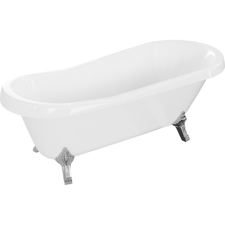 Mexen Retro baignoire autonome 170 x 75 cm, Blanc, pieds Chrome - 53251707500-00