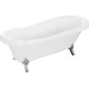 Mexen Retro baignoire autoportante 170 x 75 cm, blanche, pieds chromés - 53251707500-00