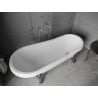 Mexen Retro baignoire autoportante 170 x 75 cm, blanche, pieds chromés - 53251707500-00