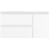 Mexen Orio armoire de salle de bain 90 cm avec lavabo Vela gauche, 2S, 1D, blanc mat - 91A13-09047-3-BBFFFF01-W23L01