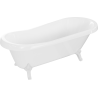 Mexen Retro baignoire autonome 170 x 75 cm, Blanc, pieds Blanc - 53251707500-20