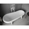 Mexen Retro baignoire autoportante 170 x 75 cm, blanche, pieds blancs - 53251707500-20