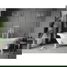 Mexen Retro baignoire autonome 170 x 75 cm, Blanc, pieds Blanc - 53251707500-20