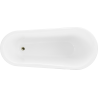Mexen Retro baignoire autonome 170 x 75 cm, Blanc, pieds Or - 53251707500-50