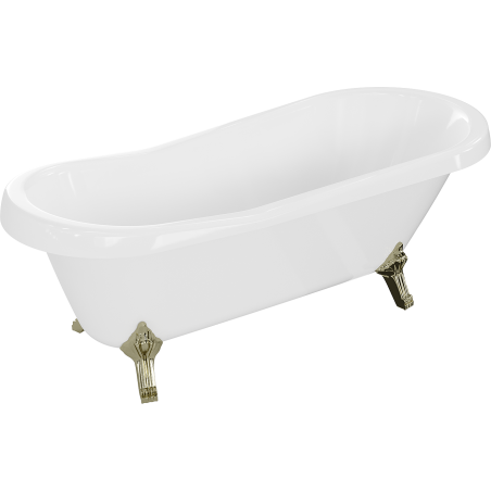 Mexen Retro baignoire autonome 170 x 75 cm, Blanc, pieds Or - 53251707500-50