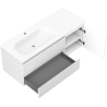 Mexen Orio armoire de salle de bain 120 cm avec lavabo Vela gauche, 2S, 1D, blanc mat - 91A13-12047-3-BBFFFF01-W23L01
