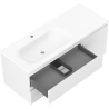 Mexen Orio armoire de salle de bain 120 cm avec lavabo Vela gauche, 2S, 1D, blanc mat - 91A13-12047-3-BBFFFF01-W23L01