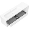 Mexen Orio meuble de salle de bains 160 cm avec lavabo Vela gauche, 2S, 1D, blanc mat - 91A13-16047-3-BBFFFF01-W23L01