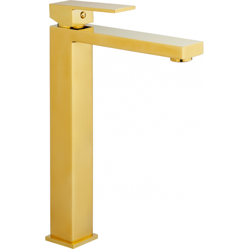 Mexen Uno robinet de lavabo haut, Or - 71410-50