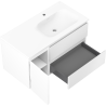 Mexen Orio armoire de salle de bain 90 cm avec lavabo Vela à droite, 2S, 1D, blanc mat - 91A13-09047-3-BBFFFF01-W23P01