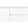 Mexen Orio armoire de salle de bain 90 cm avec lavabo Vela à droite, 2S, 1D, blanc mat - 91A13-09047-3-BBFFFF01-W23P01