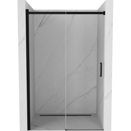 Mexen Omega porte de douche coulissante 120 cm, transparent, noir - 825-120-000-70-00