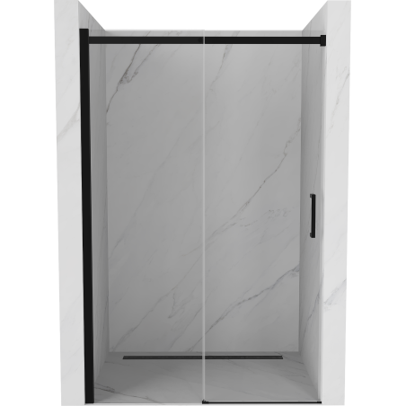 Mexen Omega porte de douche coulissante 160 cm, transparent, noir - 825-160-000-70-00
