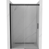 Mexen Omega porte de douche coulissante 160 cm, transparent, noir - 825-160-000-70-00