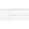 Mexen Orio meuble de salle de bain 120 cm avec lavabo Vela droit, 2S, 1D, blanc mat - 91A13-12047-3-BBFFFF01-W23P01