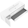 Mexen Orio armoire de salle de bain 160 cm avec lavabo Vela droite, 2S, 1D, blanc brillant - 91A13-16047-3-BBFFF00-W23P00
