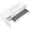 Mexen Orio meuble de salle de bain 160 cm avec lavabo Vela droite, 2S, 1D, blanc brillant - 91A13-16047-3-BBFFF00-W23P00