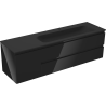 Mexen Orio meuble de salle de bain 160 cm avec lavabo Vela droit, 2S, 1D, noir brillant/noir mat - 91A13-16047-3-BBFFF70-W23P71