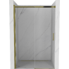 Mexen Omega portes de douche coulissantes 100 cm, transparentes, dorées - 825-100-000-50-00