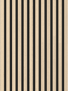 Mexen Lam-B lamelles murales 275 x 30 cm, panneau HDF 4 mm, placage technique, Chêne Sable - S100-275307-3015-001