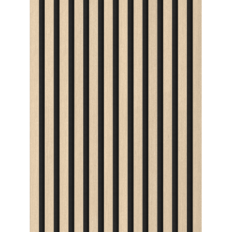 Mexen Lam-F lattes murales acoustiques 275 x 30 cm, feutre 8 mm, placage technique, Chêne Sablé - S105-275307-3015-001