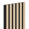 Mexen Lam-F lattes murales acoustiques 275 x 30 cm, feutre 8 mm, placage technique, Chêne Sablé - S105-275307-3015-001