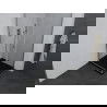 Mexen Pretoria cabine de douche pivotante 70 x 70 cm, transparent, chromé + bac Flat, noir - 852-070-070-01-00-4070
