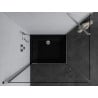 Mexen Pretoria cabine de douche pivotante 70 x 120 cm, transparent, chrome + receveur plat, noir - 852-070-120-01-00-4070