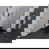 Mexen Pretoria cabine de douche pivotante 70 x 70 cm, transparent, or + receveur plat, noir - 852-070-070-50-00-4070G
