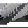 Mexen Pretoria cabine de douche battante 90 x 100 cm, transparent, or + receveur Plat, noir - 852-090-100-50-00-4070G