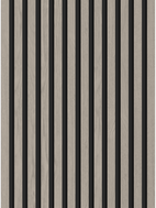 Mexen Lam-B lamelles murales 275 x 30 cm, panneau HDF 4 mm, placage technique, Chêne Cendré - S100-275307-3015-005