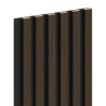 Mexen Lam-B lames murales 275 x 30 cm, panneau HDF 4 mm, placage technique, Noyer Fumé - S100-275307-3015-024