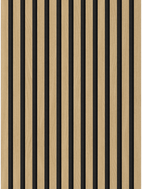 Mexen Lam-F lamelles murales acoustiques 275 x 30 cm, feutre 8 mm, placage technique, Chêne Doré - S105-275307-3015-003