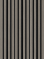 Mexen Lam-F lames acoustiques murales 275 x 30 cm, feutre 8 mm, placage technique, Chêne Acier - S105-275307-3015-006