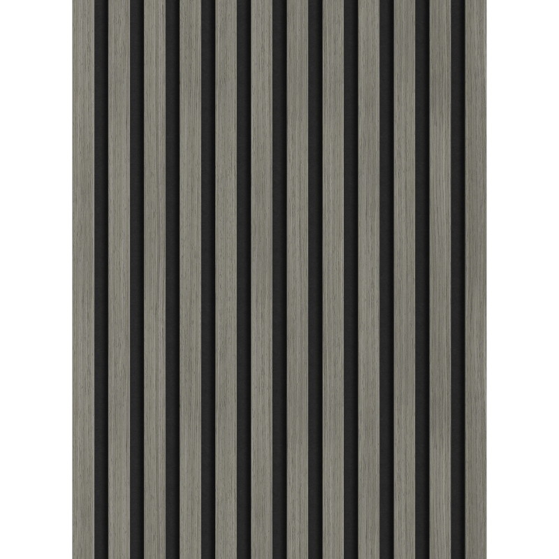 Mexen Lam-F lamelles murales acoustiques 275 x 30 cm, feutre 8 mm, placage technique, Chêne Héritage - S105-275307-3015-008
